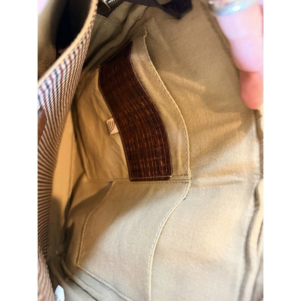 Boconi Coated Zipper Leather Cross Body Bag RFID Protection